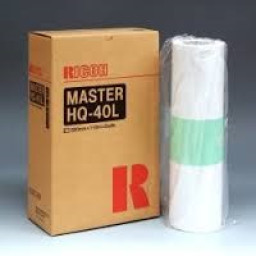 (2) Master RICOH HQ40L para JP4500 DX4542 A3  320mm x 110m x 2 rolls