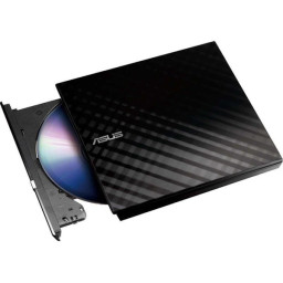 Grabadora ASUS SDRW-08D2S externa USB Black CD DVD DVD DL  BR