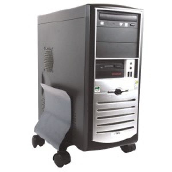 FELLOWES Soporte metálico CPU con ruedas grafito 152-229mm ancho CPU