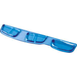 FELLOWES Reposamuñecas teclado de gel azul Canal Health-V + Proteccion Microban, 464x86x16mm