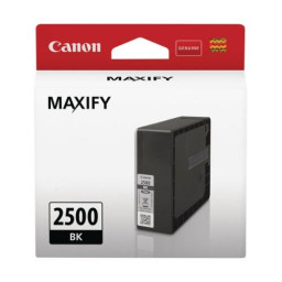 C.t. CANON PGI-2500 BK negro Maxify iB4050 MB5050 MB5350  capacidad estándar 1000p.
