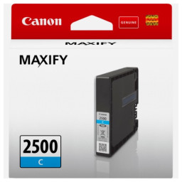 C.t. CANON PGI-2500 C cian Maxify iB4050 MB5050 MB5350  capacidad estándar 700p.