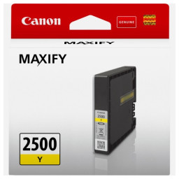 C.t. CANON PGI-2500 Y amarill.Maxify iB4050 MB5050 MB5350  capacidad estándar 700p.