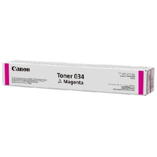 Toner CANON 034M: I-Sensys MF810 ImR. C1200 magent C1120 series 7.500p.