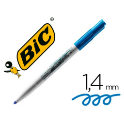 Rotulador BIC azul para pizarra Velleda punta redonda 1,4mm (7524)