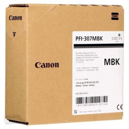 C.t. CANON PFI-307MBK negro mate 330ml IPF830 IPF840 IPF850