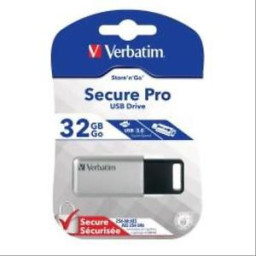 VERBATIM Store'n'Go Secure Pro USB 3.2 32GB AES-256 encryption, USB-A USB 3.2