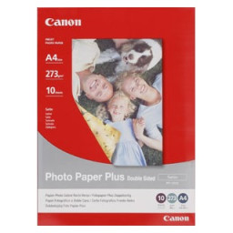 Papel CANON fotográfico PP101D 10A4 doble cara Photo Paper Plus Double Sided Satin 273g. *