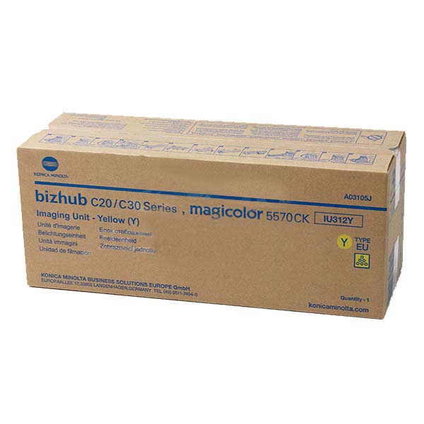 Tambor KONICA-MINOLTA Bizhub C20P C30P amarillo 30.000p.