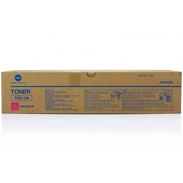 Toner KONICA-MINOLTA TN612M:  Bizhub C5501 magenta Bizhub C6501   25.000p.