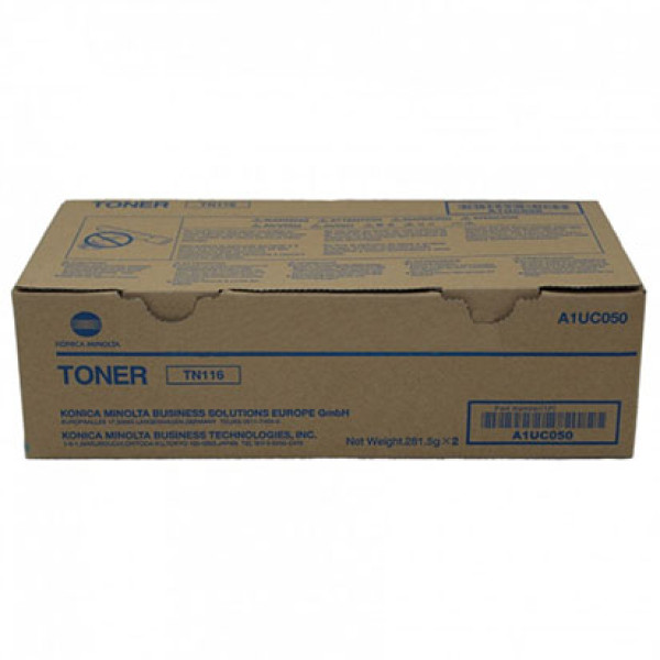 (2) Toner KONICA-MINOLTA TN116:  BizHub 164 2 x 11.000p.