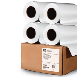 (4) Paper roll HP Recycled bond 75gr 42