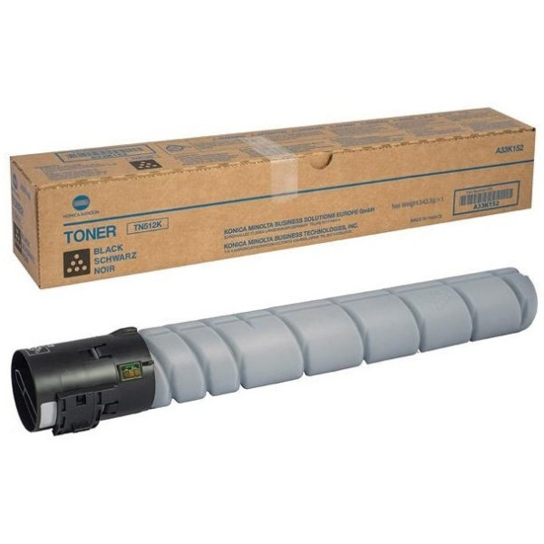 Toner KONICA-MINOLTA TN512K:  Bizhub C454 Black Bizhub C554  29.000p. (A33K132)