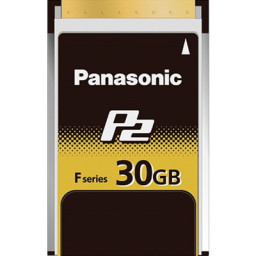 Tarjeta de memoria PANASONIC P2 de 30GB 1,2GB/s  120min en DVCPRO