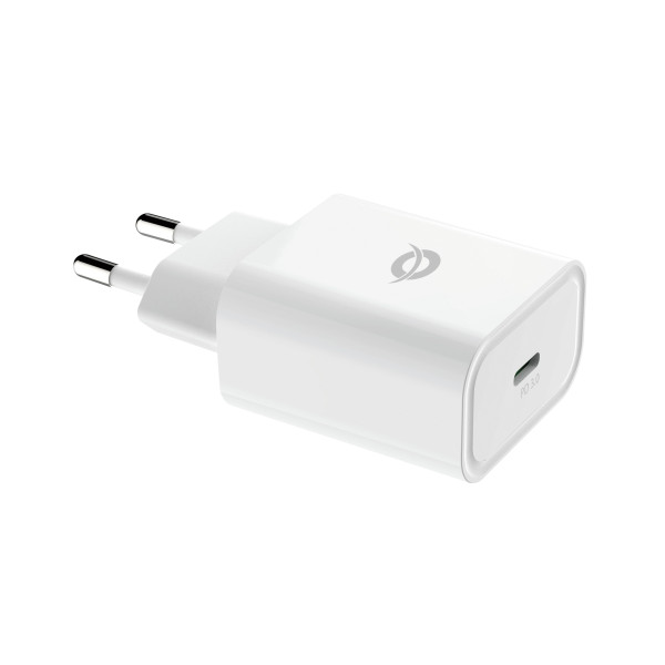 Adaptador CONCEPTRONIC ALTHEA 1-Port 25W USB-C 12V/2.1A Power Delivery PD 3.0 color blanco