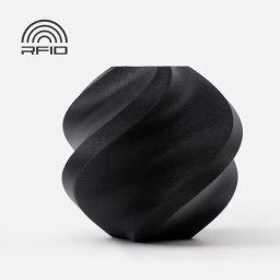 Filamento 3D BAMBU LAB PLA Matte negro 1,75mm 1Kg. (refill - filamento sin carrete)