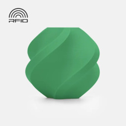 Filamento 3D BAMBU LAB PLA Matte verde hierba 1,75mm 1Kg. (filamento con carrete)