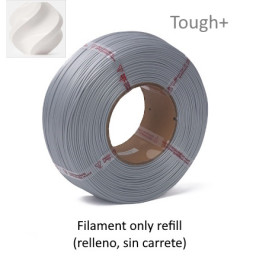 Filamento 3D BAMBU LAB PLA Tough+ blanco 1,75mm 1Kg. (refill - filamento sin carrete)