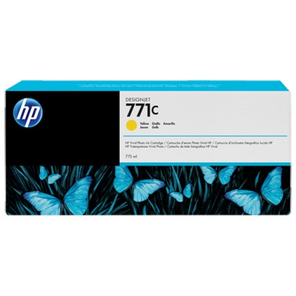 C.t. HP #771C amarillo 775ml Designjet Z6200