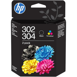 (2) C.t.HP #302 #304 negro+color (2-pack) (sustituye a X4D37AE y 3JB05AE) (2) C.t.HP #302 #304 negro+color (2-pack) (sustituye a X4D37AE y 3JB05AE)