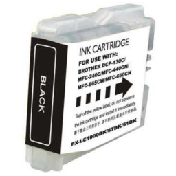 C.t. compatible BROTHER LC1100BK/LC970BK (XL) 36ml black C.t. compatible BROTHER LC1100BK/LC970BK (XL) 36ml black