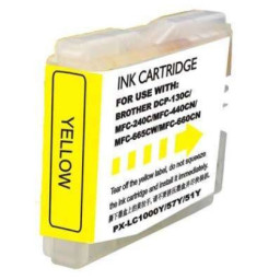 C.t. compatible BROTHER LC1100Y/LC970Y (XL) 26.6ml yellow