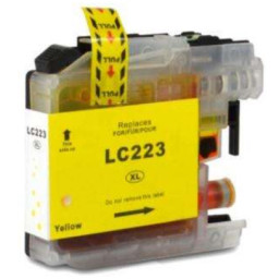 C.t. compatible BROTHER LC223Y/LC221Y  550p. amarillo