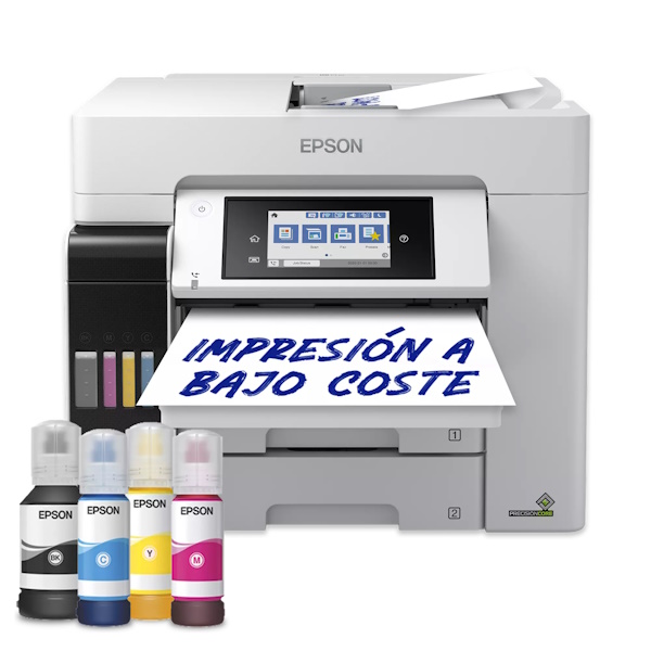 Multif. EPSON EcoTank ET-5880 A4 color 4-1 25/25ppm 4800x2400ppp 550h ADF USB/WiFi Dup Multif. EPSON EcoTank ET-5880 A4 color 4-1 25/25ppm 4800x2400ppp 550h ADF USB/WiFi Dup