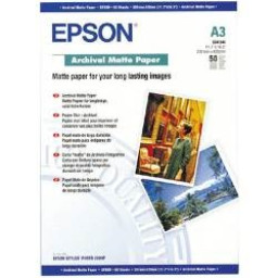 Papel EPSON Mate l/durac.50A3 192g. Archival matte