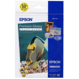 Premium Glossy Photo paper EPSON 50h 10x15cm 255g. * Premium Glossy Photo paper EPSON 50h 10x15cm 255g. *