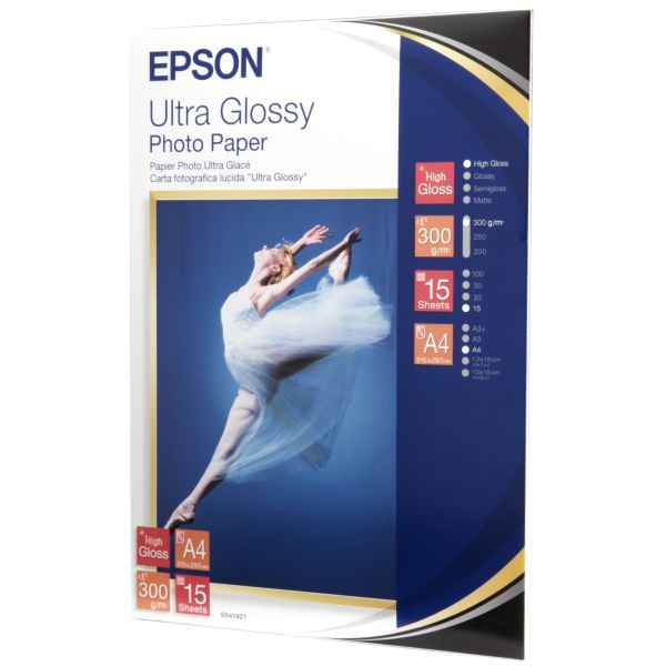 Ultra Glossy Photo paper EPSON 15A4 300g. High Gloss