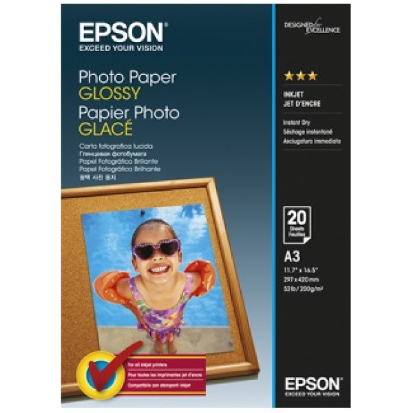 EPSON Photo Paper Glossy 20A3 200g.