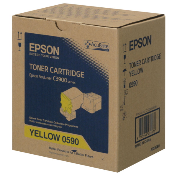 Toner EPSON Aculaser C3900 CX37 amarillo 6.000p.