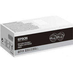 (2) Toner EPSON WorkForce AcuLaser M200 MX200 2x2.500p. Pack 2un - No Retornable