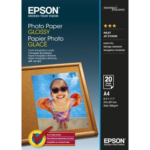 Value Glossy Photo papel EPSON 50A4 183g. 