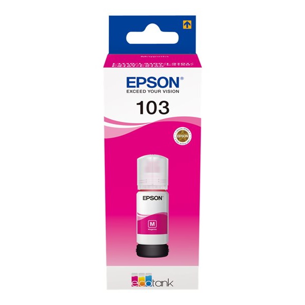 EPSON 103 EcoTank magenta ink bottle 65ml. L3110 L3151