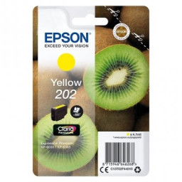 C.t.EPSON #202 amarillo 4,1ml XP6000 XP6005 (kiwi) Yellow
