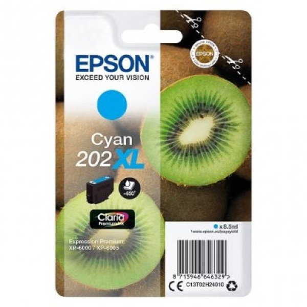 C.t.EPSON #202XL cian 8,5ml XP6000 XP6005 (kiwi) Cyan