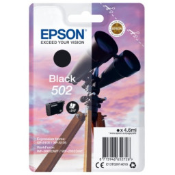 C.t.EPSON #502 negro XP5100 XP5105 WF2860 WF2865 4,6ml (prismáticos)
