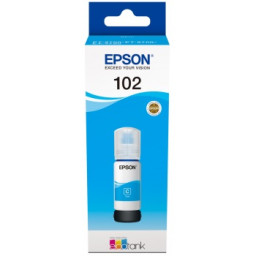 EPSON 102 EcoTank cyan ink bottle 70ml. ET2700 ET2750 ET3700 ET3750 ET4750