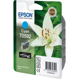 C.t.EPSON Stylus R2400 cian (flor lirio blanco)