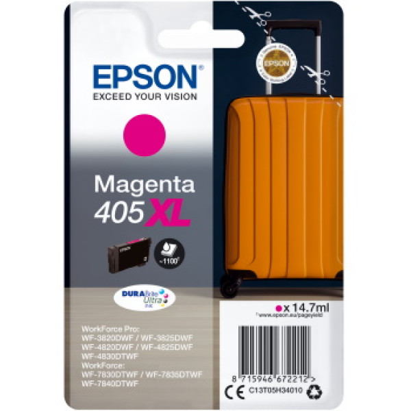 C.t.EPSON #405XL magen WF3820 WF3825 WF4820 WF4825 WF4830 WF7830 WF7835  18,9ml (maleta)