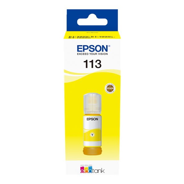 EPSON 113 EcoTank amarillo ink bottle 6.000p. 70ml. EcoTank ET16150 16600 16650 5150