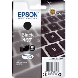 C.t.EPSON #407 WF4745 L negro 41,2ml 2.600p. (teclado)