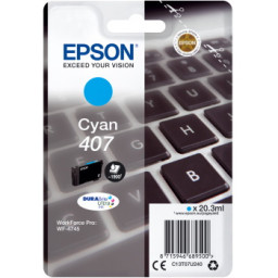C.t.EPSON #407 WF4745 L cyan 20,3ml 1.900p. (teclado)