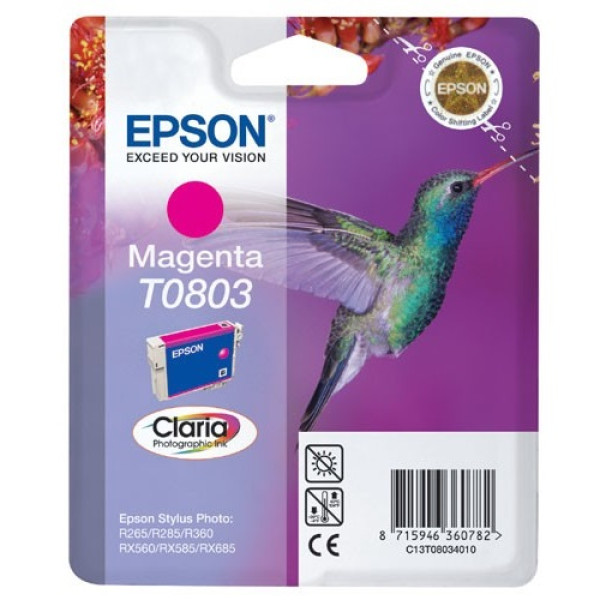 C.t.EPSON St-Photo R265 R285 R360 magenta RX560 RX585 RX685 PX700 (colibrí)