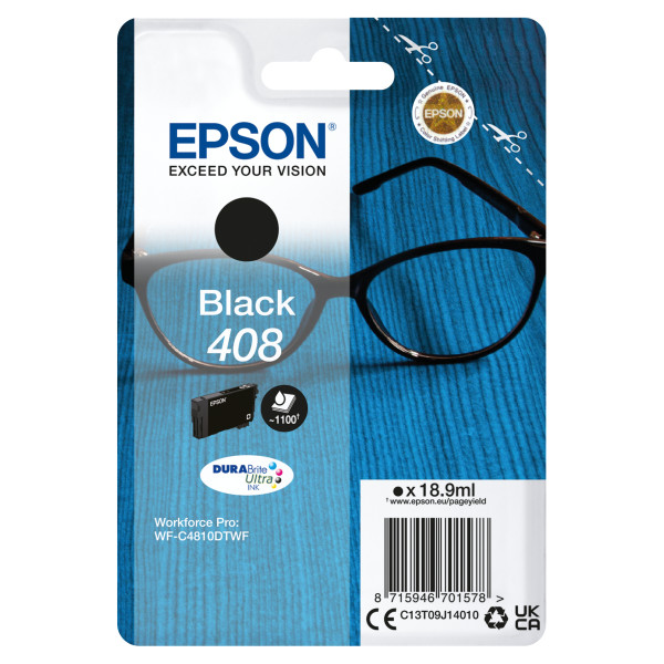 C.t.EPSON #408 WF-C4810DTWF  negro 18,9ml 2.200p. (gafas)