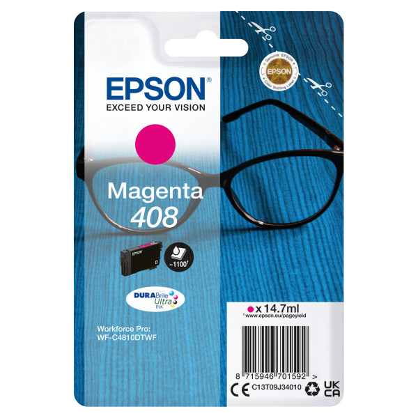 C.t.EPSON #408 WF-C4810DTWF magenta 14,7ml 2.200p. (gafas)