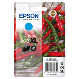 C.t.EPSON #503XL cyan WF2960 WF2965 XP5205 6,4ml 470p. (pimientos)