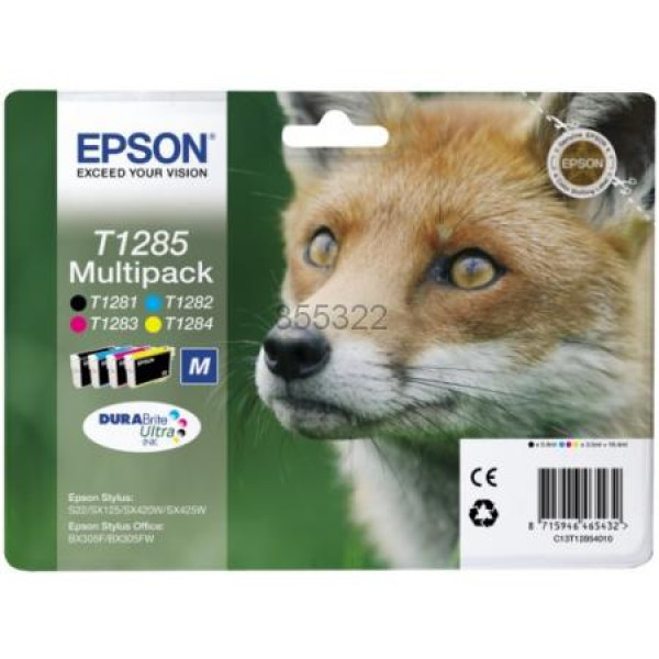 (4)C.t.EPSON St.S22 SX125 SX130 SX420 SX425 SX435W OfficeBX305F - (zorro) PACK 4-COLORES #PROMO#